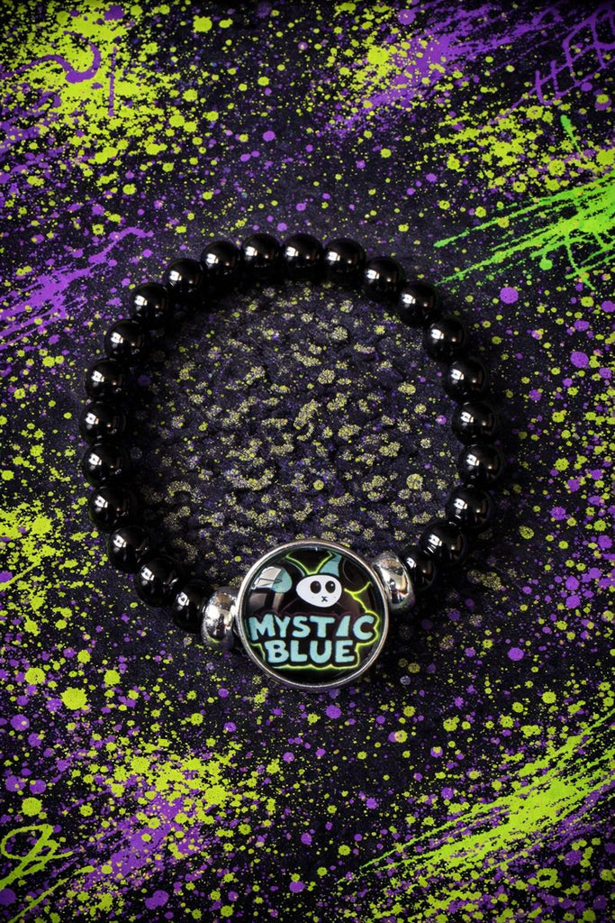 Mystic Blue Beaded Bracelet