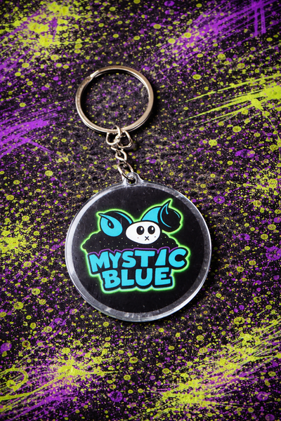Mystic Blue Acrylic Keychain